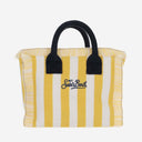 MC2 Saint Barth Colette Tote Bag med stripete mønster og logo