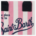 Mc2 Saint Barth Colette Tote Bag With Striped Pattern And Logo