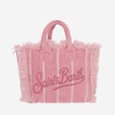 Mc2 Saint Barth Colette Terry Cloth Tote Bag With Embroidery
