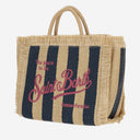 Mc2 Saint Barth Colette Tote Bag With Striped Pattern