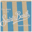 Mc2 Saint Barth Colette Tote Bag With Striped Pattern