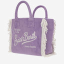 Mc2 Saint Barth Colette Terry Tote Bag With Embroidery