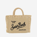 Tote borsa MC2 Saint Barth Straw con logo