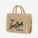 Tote borsa MC2 Saint Barth Straw con logo