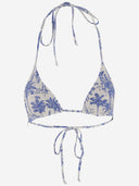 Mc2 Saint Barth Bikini Top With Graphic Print Pattern