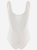 Dolce & Gabbana Stretch Nylon One -Stück Badeanzug mit Logo