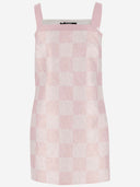 Versace Silk Blend Duchesse Mini abito