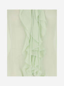 Victoria Beckham Seidenhemd mit Rüschen