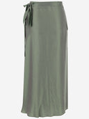 Aspesi Viscose Blend Long Skirt