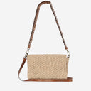 Ibeliv Sonia Bag in raffia en leer