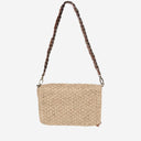 Ibeliv Sonia Bag in raffia en leer
