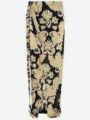 Etro Printed Jersey Sarong Skirt