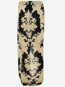 Etro Printed Jersey Sarong Skirt