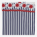 Flora Sardalos Cotton Shoulder Bag With Striped Pattern