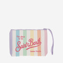 Sac d'embrayage de plongée MC2 Saint Barth avec motif rayé