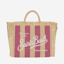 MC2 Saint Barth Colette bolso con patrón rayado