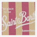MC2 Saint Barth Colette bolso con patrón rayado