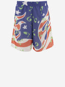 Sky High Farm Nylon Short Pants With Graphic Print
