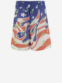 Sky High Farm Nylon Short Pants With Graphic Print