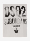 Dsquared2 bomulls t -skjorte med logo