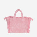 Mc2 Saint Barth Colette Terry Cloth Tote Bag With Embroidery