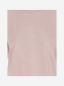 Versace Cotton Jersey T Shirt With Medusa