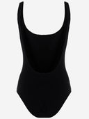 Dolce & Gabbana Stretch Nylon One Piece Swimsuit With Logo