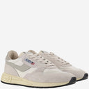 Sneaker a basso contenuto di nylon e pelle scamosciata