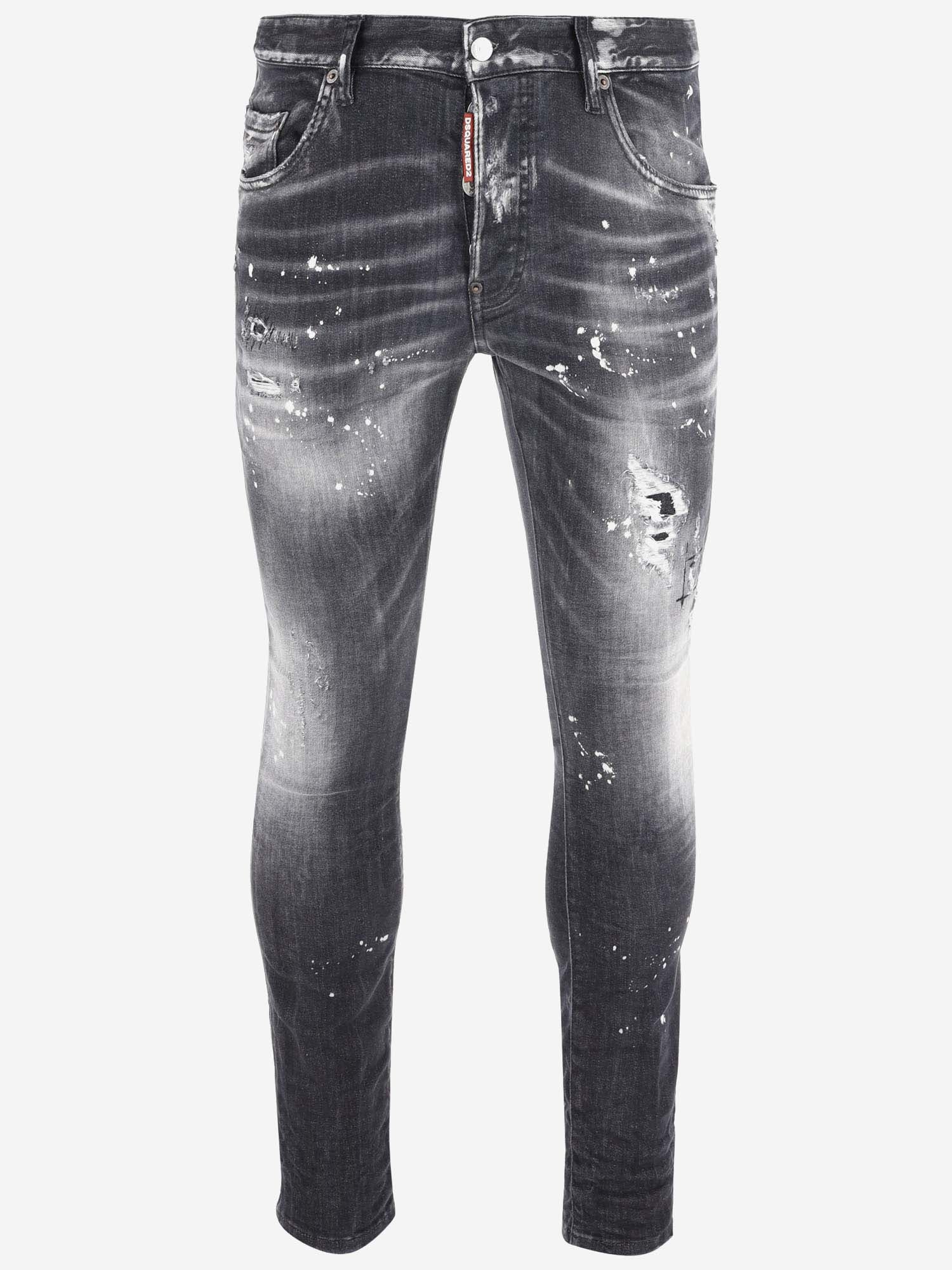 Dsquared2 Stretch Cotton Denim Skinny Jeans – Balardi