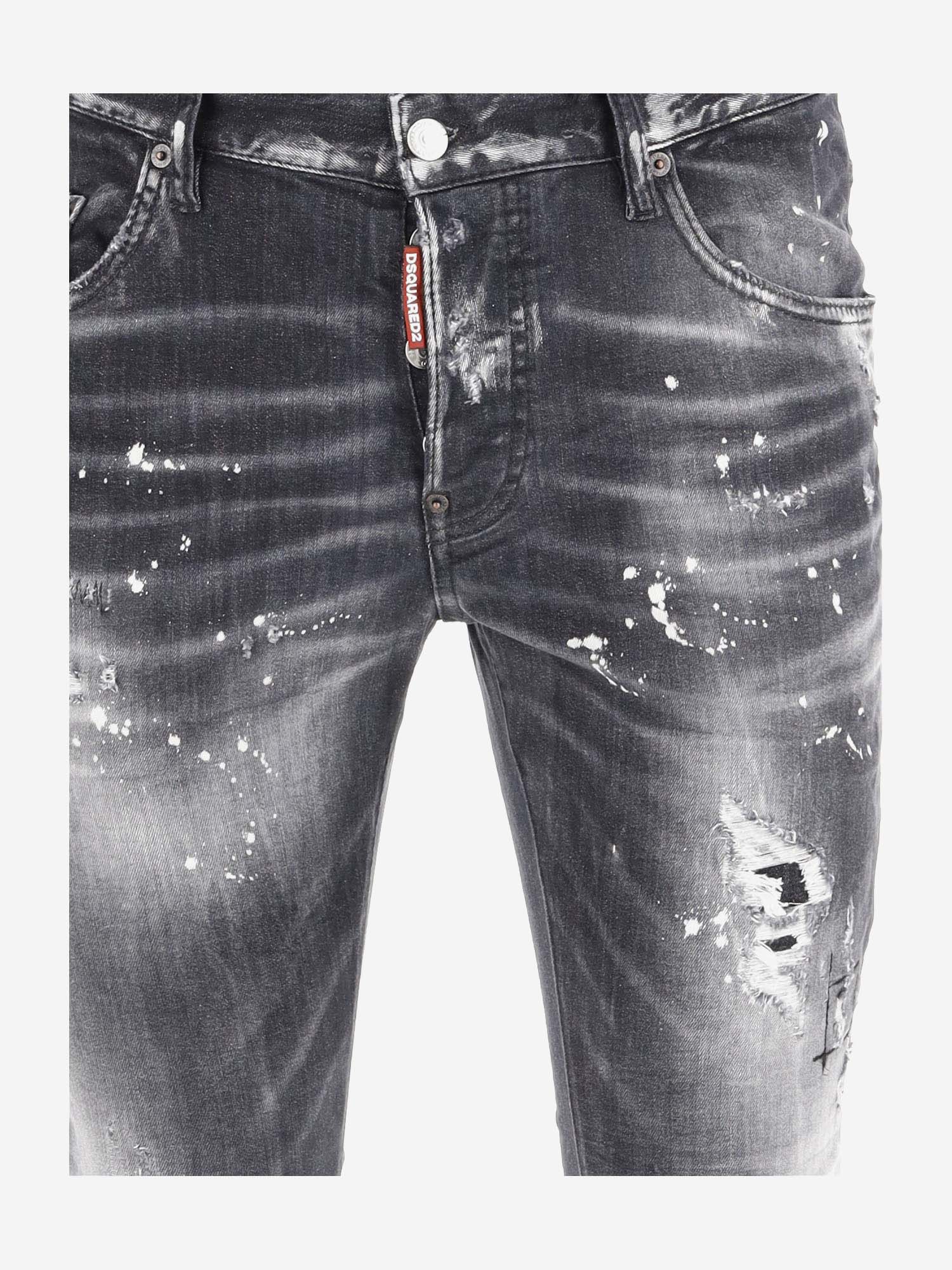 Dsquared2 Stretch Cotton Denim Skinny Jeans – Balardi