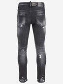 Dsquared2 Stretch Cotton Denim Slim Jeans