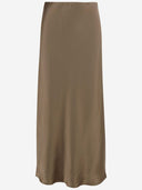 By Malene Birger Satin Midi Skirt