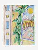 Camisa de seda pura de Casablanca con estampado gráfico