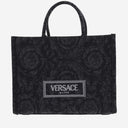 Versace Athena Canvas Tote Bag