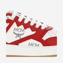 Mcm Leather Sneakers With Logo