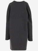 Jil Sander Wool Blend Maxi Cardigan