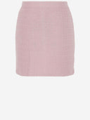 Self Portrait Viscose Blend Knit Miniskirt
