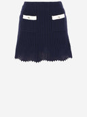 صورة شخصية مزيج القطن تنورة قصيرة