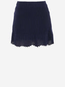 صورة شخصية مزيج القطن تنورة قصيرة