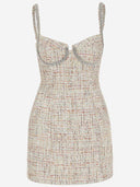 Self Portrait Mini Bouclé Bust Dress