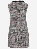Self Portrait Mini Dress In Bouclé Fabric