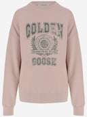 Golden Goose Cotton Sweatshirt med logo