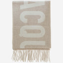 Jacquemus Wool Scarf With Maxi Logo