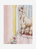 Camisa de seda pura de Casablanca con estampado gráfico