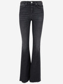 Pinko Stratch Cotton Blend Jeans acampanados