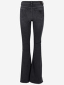 Pinko Stratch Cotton Blend Jeans acampanados