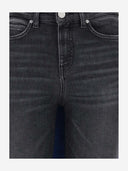 Pinko Stratch Cotton Blend Jeans acampanados