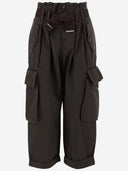 Pantalon de cargaison en coton Pinko