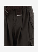 Pantalon de cargaison en coton Pinko