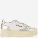 Autry medaillewinnaar platform lederen sneakers